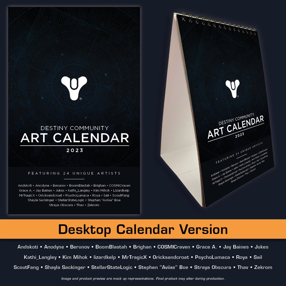 Destiny -- DESKTOP VERSION -- 2023 Fanart Calendar | Community Fan Projects Destiny -- DESKTOP VERSION -- 2023 Fanart Calendar | Community Fan Projects