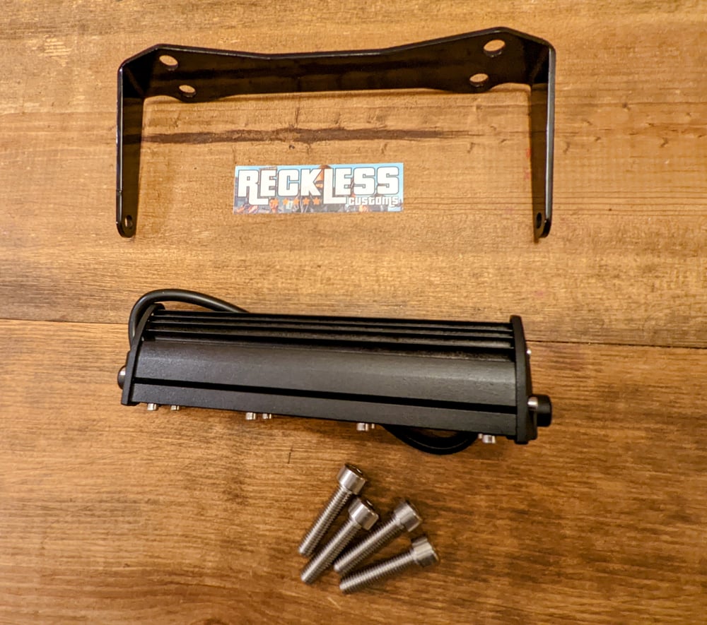 Reckless Honda Ruckus / Chuckus Headlight Bracket and 7"  LED Bar