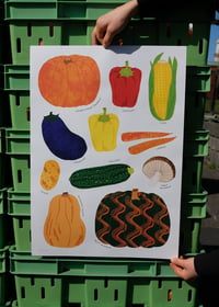 Image 4 of Market Poster: Veggies