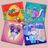 Image 1 of Animal Adventures Postcards - Pack 2