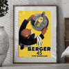 Berger 45 | Roland Ansieau | 1935 | Vintage Ads | Wall Art Print | Vintage Poster