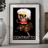 Contratto | Leonetto Cappiello | 1922 | Vintage Ads | Wall Art Print | Vintage Poster