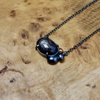 Image 2 of Grey sapphire storm necklace