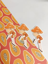 Image 1 of Mushroom lady sticker 🍄 