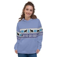 Image 1 of D'Bern Darwood & Stitch Sky Blue Hoodie