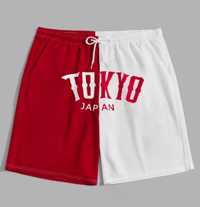 Tokyo Red/White Shorts