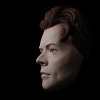 Image 3 of Harry Styles - Hand Painted Clay Mask Sculpture