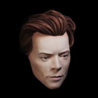 Image 1 of Harry Styles - Hand Painted Clay Mask Sculpture