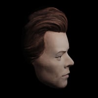 Image 4 of Harry Styles - Hand Painted Clay Mask Sculpture
