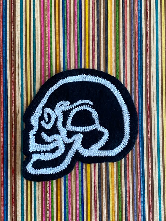 Image of skull head patch