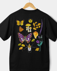 Image 2 of Gemini Nature Chart Black T-shirt
