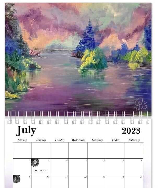 Image of 2023 Moon Calendar (No Holidays)