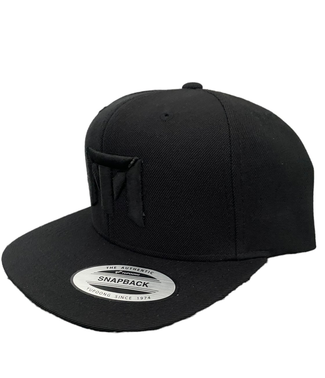 Image of MT Logo Hat (Black on Black BLM)