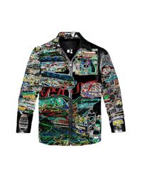  DELI EMBRIODERED LEATHER JACKET