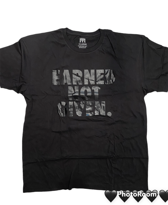 Image of EARNED NOT GIVEN BLM TEE