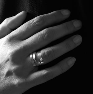 Image of Twist Collection Silver Ring