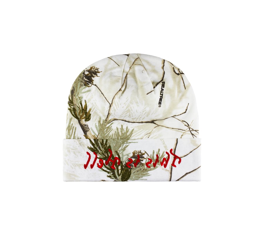 Image of This is Hell Beanie / White REALTREE® AP