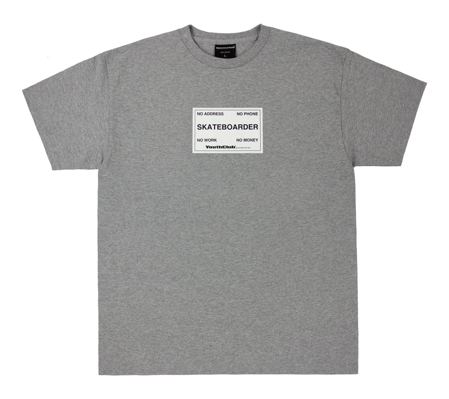 Image of Business Card Tee / Heather Grey