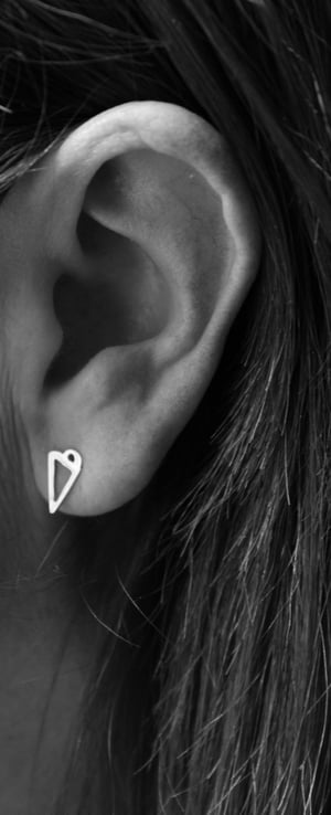 Image of Triangle Collection Small Stud Earrings