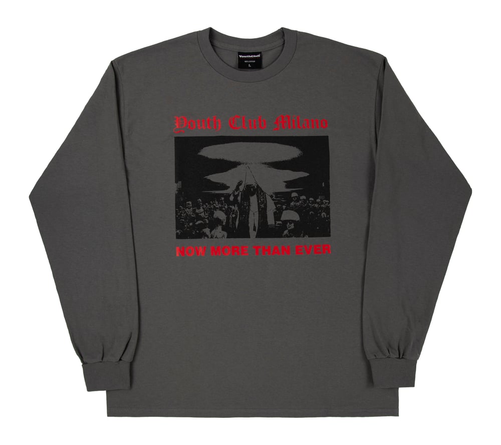 Image of More Than Ever L/S Tee / Charcoal