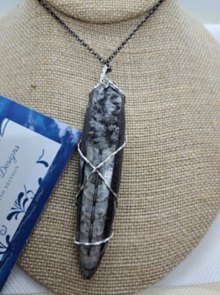 Wire Wrapped Stone Pendant Image 2
