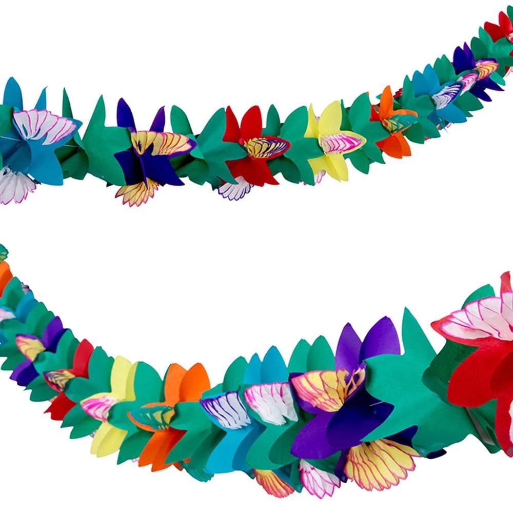 Image of Tissue Garland: Deluxe Flowers