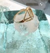 24k solid gold vintage rare king kamehameha Hawaiian ring