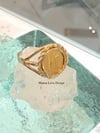 24k solid gold vintage rare king kamehameha Hawaiian ring