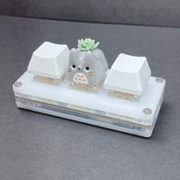 Image 3 of succulent totoro ceramic keycap