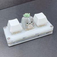 Image 1 of succulent totoro ceramic keycap