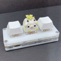 Image 3 of succulent cow ceramic keycap-4