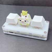 Image 4 of succulent cow ceramic keycap-4