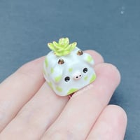 Image 1 of succulent cow ceramic keycap-4