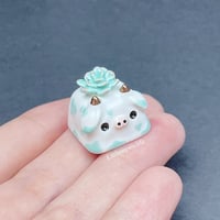 Image 1 of succulent cow ceramic keycap-5