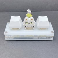 Image 2 of succulent white tiger ceramic keycap