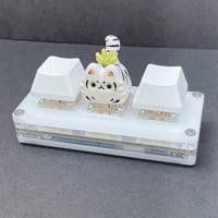 Image 3 of succulent white tiger ceramic keycap