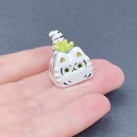 Image 1 of succulent white tiger ceramic keycap