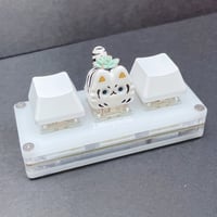 Image 3 of succulent white tiger ceramic keycap 2