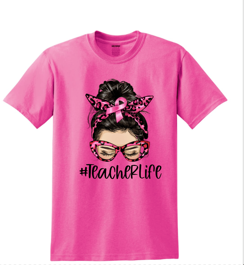 Image of The Life.... Breast Cancer Awareness Tee-- Fair Skin/Caucasian