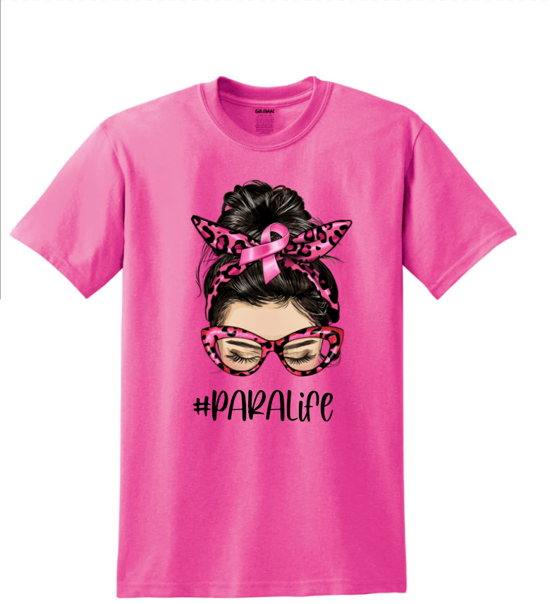 Image of The Life.... Breast Cancer Awareness Tee-- Fair Skin/Caucasian