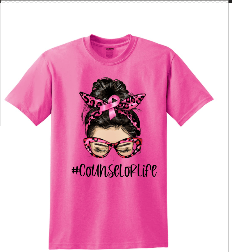 Image of The Life.... Breast Cancer Awareness Tee-- Fair Skin/Caucasian