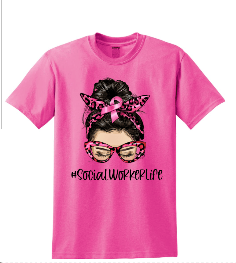 Image of The Life.... Breast Cancer Awareness Tee-- Fair Skin/Caucasian