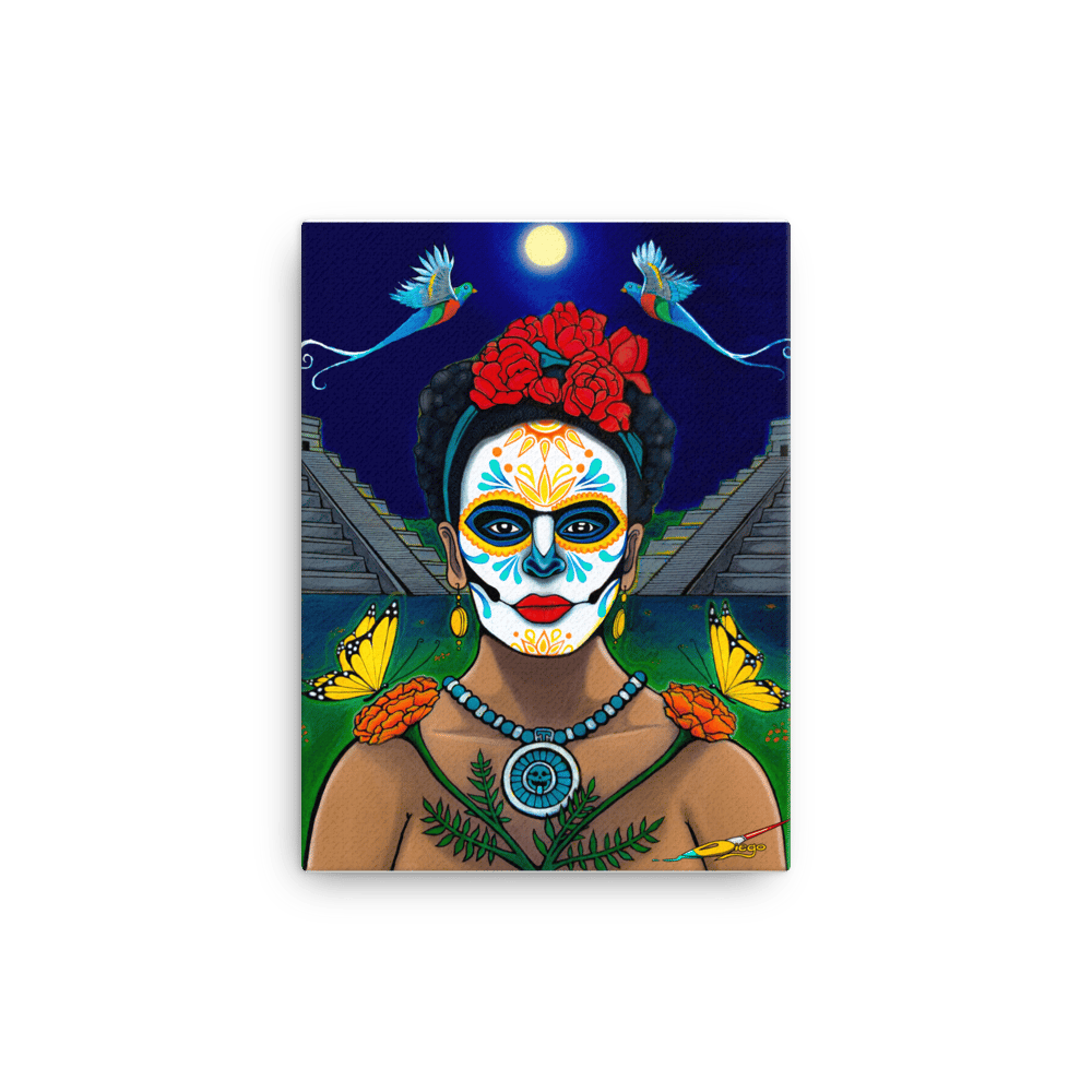 Image of "Kahlo Moon" (Canvas Print)