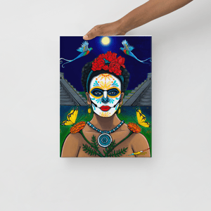 Image of "Kahlo Moon" (Canvas Print)