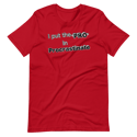 ProINProcrastinate Black/fill Unisex T-Shirt