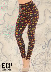 Image 1 of "Trick Or Treat Jack O' Lanterns" Buter Soft Leggings