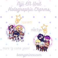 NJSJ Units Holo Acrylic Charms