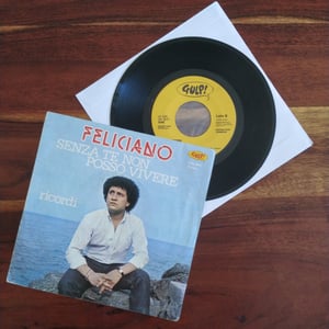 Feliciano ‎– Senza Te Non Posso Vivere