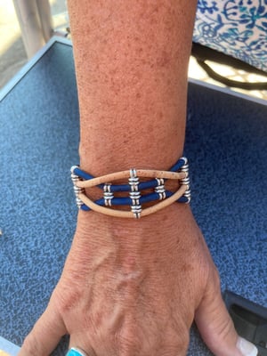 Image of Woven Cork Bracelet in Two Colors
