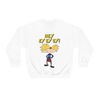 Image 4 of Hey Ey Ey Ey! Heavy Blend Crewneck Sweatshirt